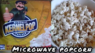 How to make popcorn in microwave  Kernelpop popcorn  popcorn simple Recipe  SidrazZ kitchen [upl. by Ehcsrop]