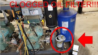 Supermarket Refrigeration How to Diagnose and Replace a Plugged Oil Filter OFE1 [upl. by Stannfield]