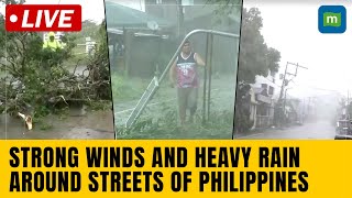 Typhoon Toraji Brings Heavy Rains And Storm Damage To Northern Philippines [upl. by Ynnor]