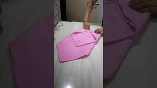 Towel method of folding design like hotel😱👌 [upl. by Nesaj]