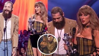 Watch Taylor Swift amp Post Malones Heartfelt Acceptance Speech at the 2024 VMAs [upl. by Pirali]