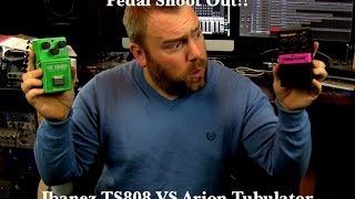 Pedal Shoot Out Ibanez TS808 VS Arion Tubulator [upl. by Vas]