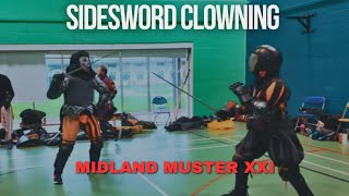 Midland Muster XXI  Sidesword Clowning [upl. by Akiras]