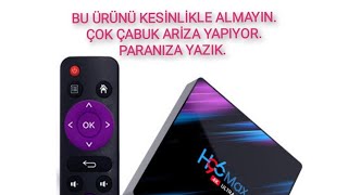 H96 max 4k ultra hd tv box RK3318 çalışmıyor Çözümü [upl. by Etyam328]