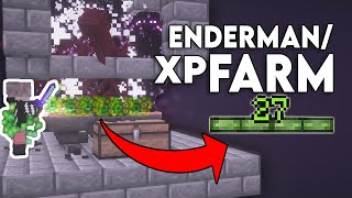 Minecraft Enderman XP Farm  Best XP Farm Minecraft [upl. by Attesor]