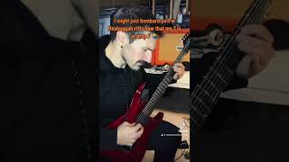 “Lethargica” is an absolutely destructive riff meshuggah djent progmetal metal riff [upl. by Costa]