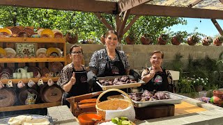 BIRRIA DE CHIVO CON MI SUEGRA Y MADRINA [upl. by Ritz]