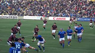 ＜ラグビー：大学選手権＞◇３回戦 1216 早稲田大ＶＳ東海大 後半戦 [upl. by Dallon168]