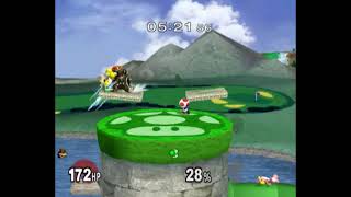 Super Smash Bros Melee CrazyMod UEDebug Menu  Custom Adventure Mode and Joke Giant Chrs on 121 [upl. by Ontine826]