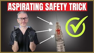 Increase Your Injection Safety With This Aspiration Trick Dermal Filler Safety Advice [upl. by Livy]