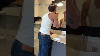 Pt1 I guess he eats his soap too fabioandben reaction prank [upl. by Ymaj]