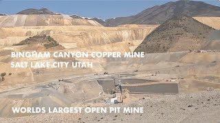 Bingham Copper Mine Rio Tinto Kennecott Salt Lake City Utah 2023 [upl. by Eeneg]