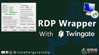 Multiple remote Desktop sessions via RDP wrapper with Twingate ZTNA access rdp installerguru [upl. by Paapanen108]