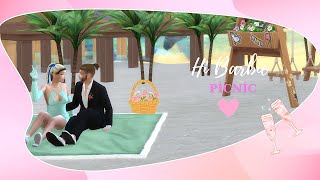 Sims 4 Barbie piknik yapıyor  picnic love story ailecek piknikteyiz [upl. by Slayton]