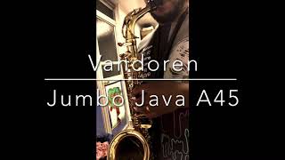 Mouthpiece test  Vandoren Jumbo Java A45 vs Beechler Bellite 8 [upl. by Wilhelm632]