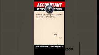 Accountant Interview Questions Accounting Journal Entries gst taxation [upl. by Aehtorod]