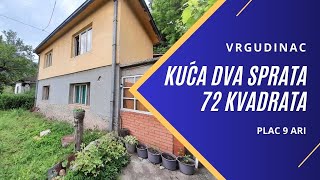 forsale Vrgudinac Bela Palanka kuća 72 kvm 9 ari plac [upl. by Akenat]