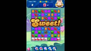 Candy Crush Saga Level 1667  3 Stars 27 Moves Completed [upl. by Ysac847]