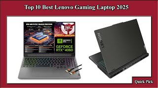 2025s BEST Lenovo Gaming Laptops You Wont Want to Miss [upl. by Yotal]