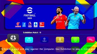 eFootball Pes 2025 PPSSPP Android Offline Full Update Real Faces Full Transfer Graphics HD [upl. by Schwing]