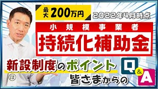 【持続化補助金 最大200万円】新設枠の要点  複数回申請  ホームページ制作費  対象経費判断  皆さまからのQampAなど〈22年4月時点〉 [upl. by Ahsiatal]