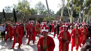 Ottoman military band marching into Topkapi Palace [upl. by Gronseth]