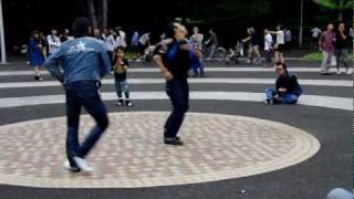 Elvis  Rockabillies dancing in Yoyogi Park in Tokyo [upl. by Gazzo785]