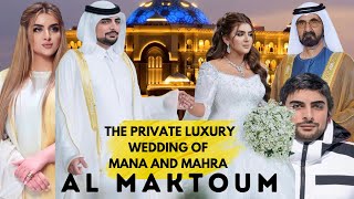 The Exclusive WEDDING of Sheikha MAHRA and Sheikh MANA Al MAKTOUM sheikhamahrawedding sheikhamahra [upl. by Nugesulo667]