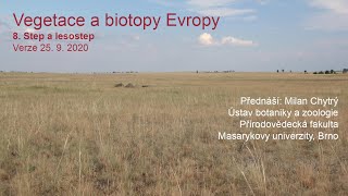 Vegetace a biotopy Evropy 8  Step a lesostep [upl. by Odelle17]