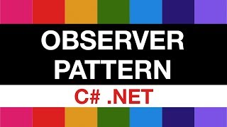 Observer Pattern in CNET Screencast – OO Design Patterns Screencasts Ep5 [upl. by Ahsienar]