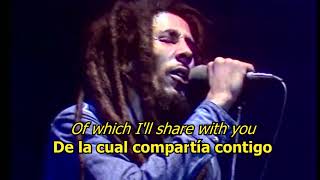 No woman no cry  Bob Marley LYRICSLETRA Reggae [upl. by Eckart]