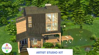 Artists Cabin  The Sims 4 Artist Studio Speed Build [upl. by Irene]