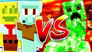 SPONGEBOB vs TITAN BOSS CREEPER [upl. by Coady]