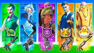 The RANDOM EMOJI BOSS Challenge in Fortnite [upl. by Kirbie]