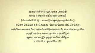 KanneKalaimaaneIlam168 TamilKaraokeTamilLyricsbyDharshan x264 [upl. by Hepsiba]