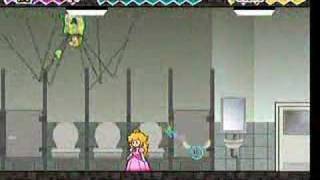 Super Paper Mario Boss fight Mimi [upl. by Atinaej441]