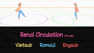 VietsubEnglishRomaji Renai Circulation TV Size  Hanazawa Kana  Bakemonogatari OP Nadeko [upl. by Becka363]