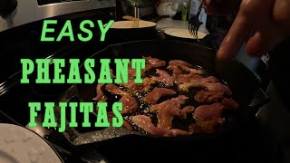 How to make Easy Pheasant Fajitas [upl. by Rozek]