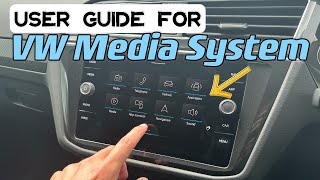 How to Volkswagen  Discover Media Screen Walkthrough  User Guide  Tutorial  Owners Manual [upl. by Sheela434]