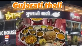 Our favourite Gujarati thali at kansar Surat [upl. by Aenea]