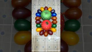 ASMR Beautiful Strawberry Watermelon and Mini Water Colorful Balloons Pop Reverse Satisfying [upl. by Yates]