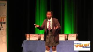 Estee Okeoma RunnerUp Jack Petchey’s “Speak Out” Challenge BampD Regional Final 201617 [upl. by Enohsal]