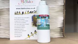 S76 In water bird mite treatment how to use Fabfinchesuk premium bird supplies [upl. by Kcinomod]