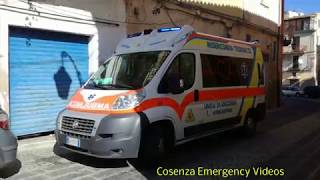 Special ON BOARD Ambulanza Misericordia Trebisacce in Emergenza Codice rosso  1a parte [upl. by Assirok]