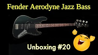 Fender Aerodyne Jazz Bass  Unboxing [upl. by Him132]