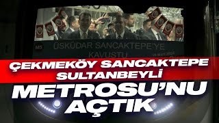 ÇEKMEKÖY  SANCAKTEPE  SULTANBEYLİ METROSU 1 ETABI [upl. by Ash]