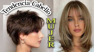 💯 Tendencias Cabello 202324 💇‍♀️ CORTES y ESTILOS de PELO para MUJERES de toda edad [upl. by Annert92]