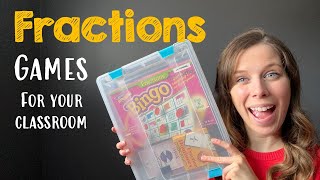 Fractions Games for Your Classrooms  Games to Teach Fractions in grades 3 and 4 [upl. by Hartmunn]