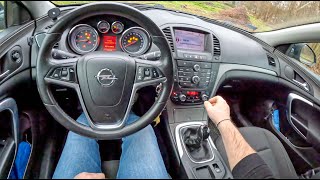 2010 Opel Insignia 16 Turbo ECOTEC 180HP 0100 POV Test Drive 1544 Joe Black [upl. by Kampmeier]