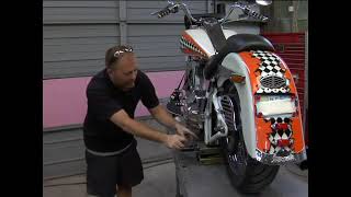 Using a Scissor Jack to Change Motorcycle Tires [upl. by Suzi482]